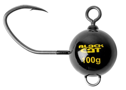 Black Cat Mega Fireball Black Dg Jighead #6/0 (100g)