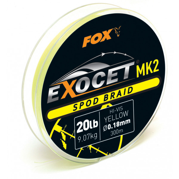 Fox Exocet MK2 Braid 0,18mm - Fox Exocet MK2 Spod Braid 0,18mm (300m)