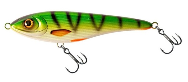Strike Pro Big Bandit Jerkbait de Suspensión 19,5c m (90 g) - Yellow Perch