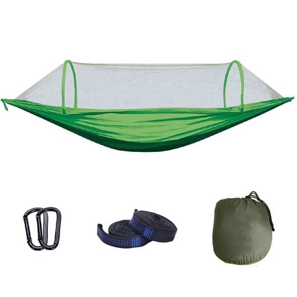 Fladen Hammock With Mosquito Net Dark Green