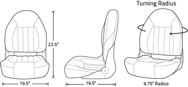Boat Chair Tempress Probax Seat