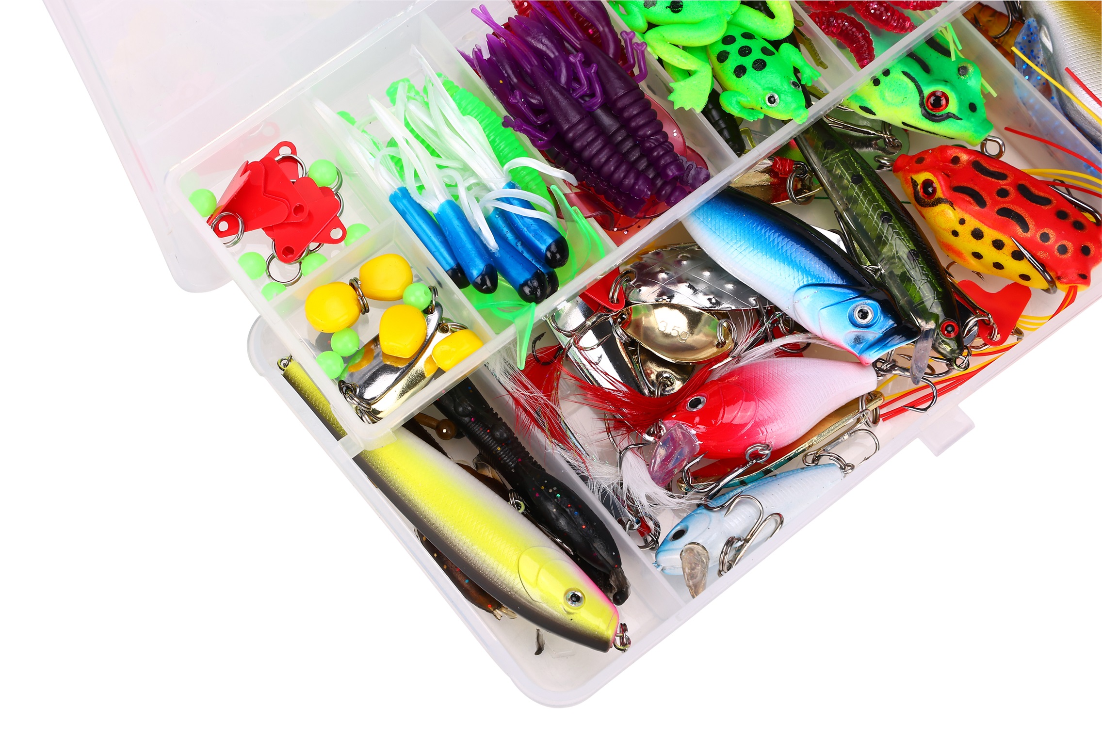 LOT DE 10 pochettes de leurres black bass EUR 17,98 - FR
