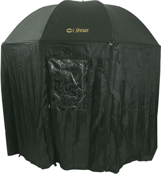 Sensas Liez Umbrella with Side Screen - Sensas Umbrella Sidescreen (Bivvy)