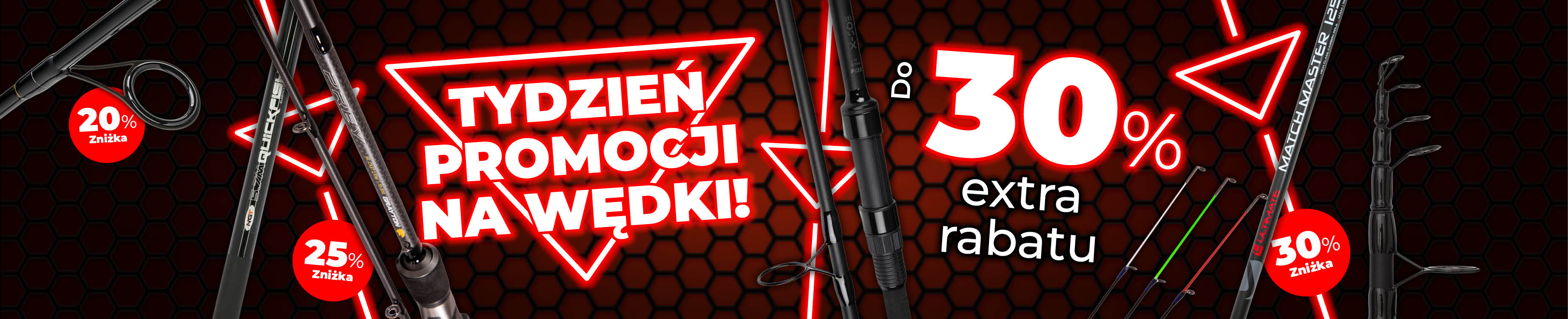 Weekactie Topbanner: Tot 30% Hengels