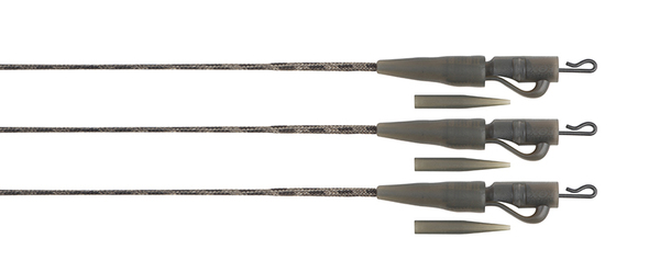Fox Edges Naturals Submerge Lead Clip Leaders 75cm (3 Stuks)
