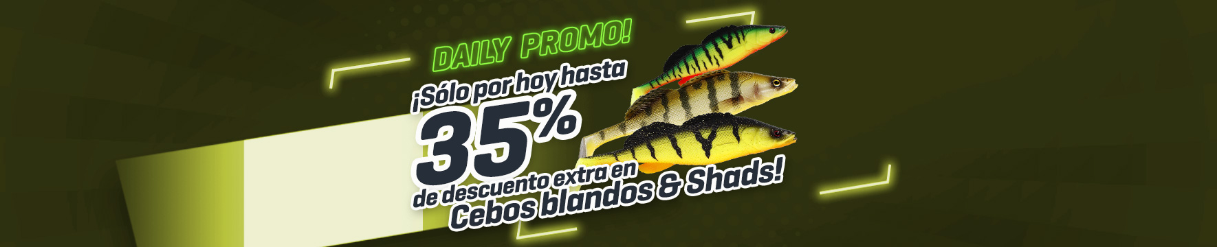 Topbanner: Tot 35% Softbaits & Shads