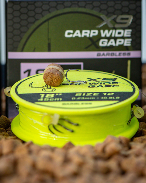 Matrix X9 Carp Wide Gape Bait Band 45cm (8pcs)