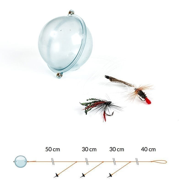 Fladen Fly Cast Set incl. Bubble Float