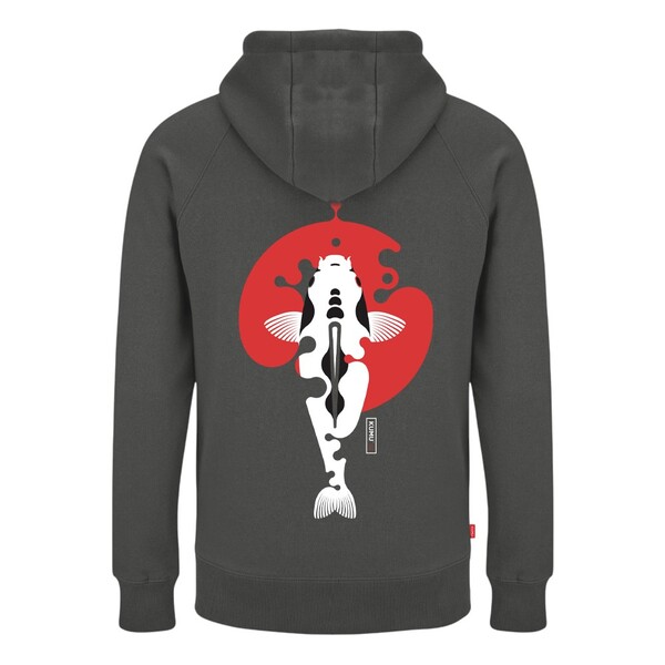 Kumu Rising Sun Hoodie Grey