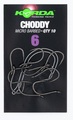 Korda Choddy Barbless Carp Hooks (10 pieces)