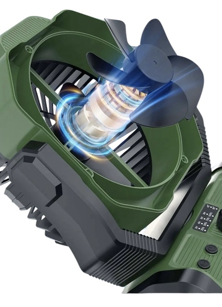 Holdcarp Rechargeable DoubleMotor Fan (Incl. Afstandsbediening)