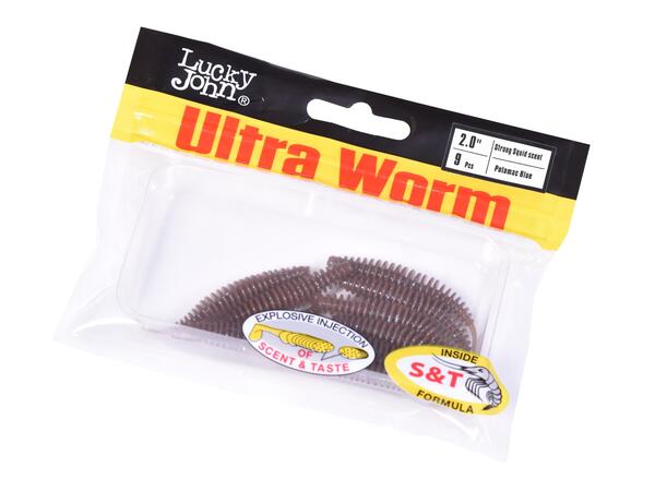 Lucky John Ultraworm 5cm (9 Stuks) - S19