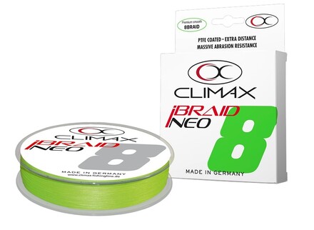 Climax IBraid NEO Fluo Chartreuse Gevlochten Lijn (275m)