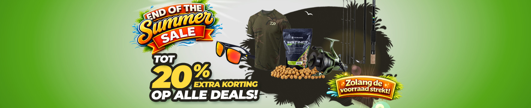 Topbanner: Tot 20% Alle Deals (End of Summer)