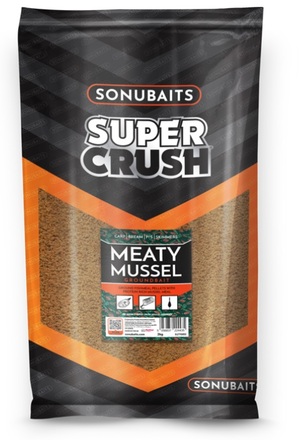 Sonubaits Supercrush Meaty Mussel Mix Grundfutter (2kg)