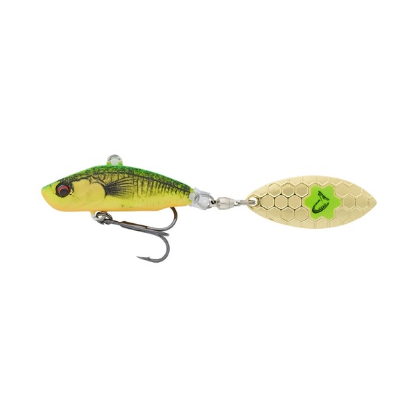 Savage Gear 3D Sticklebait Tailspin 7,3cm 13gr Sinking Spinner - Fire Tiger
