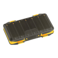 Panaro Smoke Tackle Box - Panaro 182 Smoke/Yellow Yellow Bottom, Transparent Gray Lid