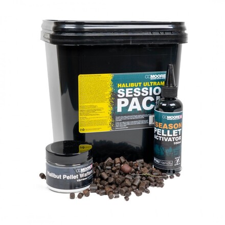 CC Moore Halibut Ultramix Session Pack Pellet Package