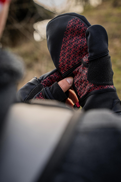 Fox Rage Fingerless Mitten Gloves 