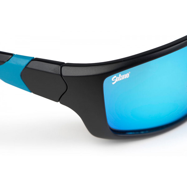 Salmo Wrap Black Grey/Ice Blue Lens Sunglasses