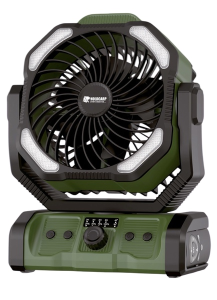 Holdcarp Rechargeable DoubleMotor Fan (Incl. Afstandsbediening)