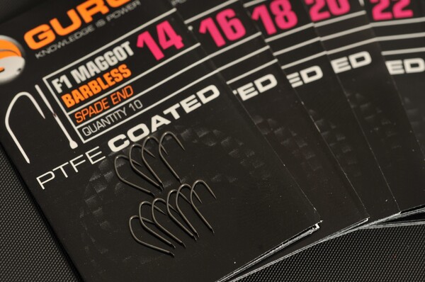 Guru F1 Maggot Haken Barbless (10pcs)