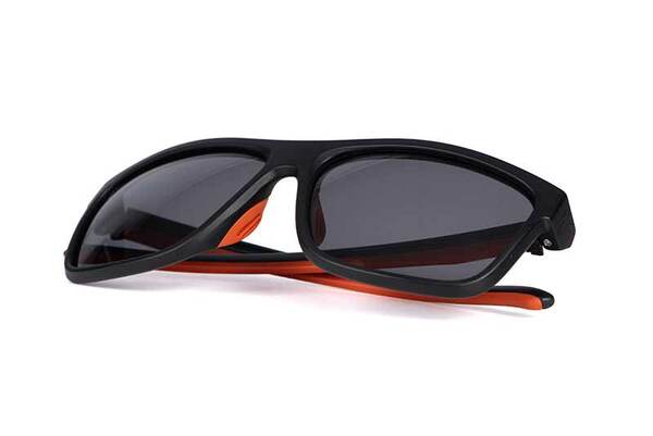 Fox Collection Black & Orange Shades polarisierte Sonnenbrille