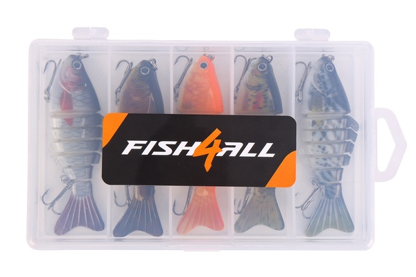 Fish4All Hunter Swimbait Box Sinking 10cm (15.5g) (5 pieces)