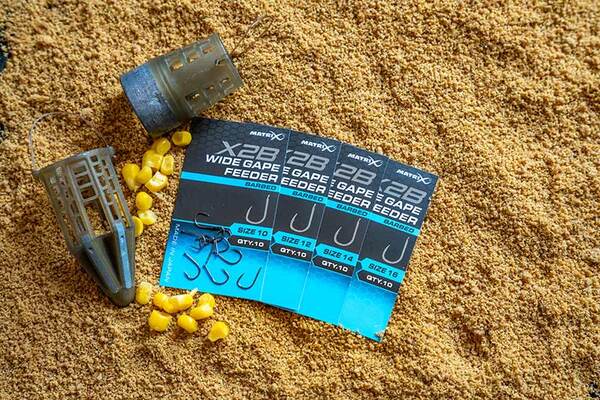 Matrix X2B Wide Gape Feeder Coarse Hooks (10 pieces)