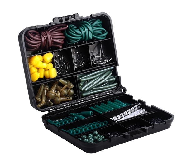 Fish4All Caja de Aparejos Terminales para Carpa (307 pzas.)