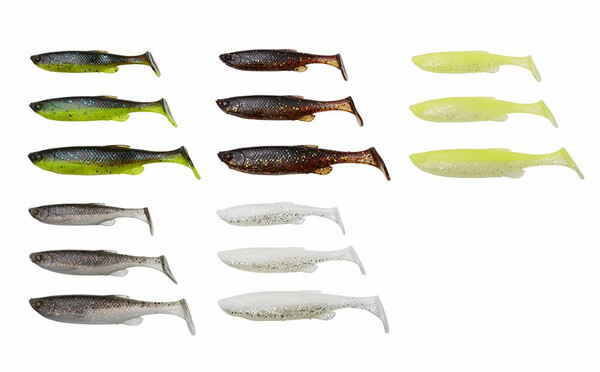 Lure Set Savage Gear Fat Minnow T-Tail Kit (36 pieces)
