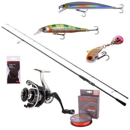 Ultimate Chikara Black Spin Asp Rod Set