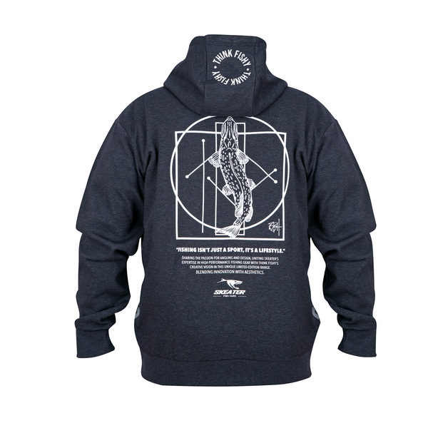 Skeater Hoody By Think Fishy Art