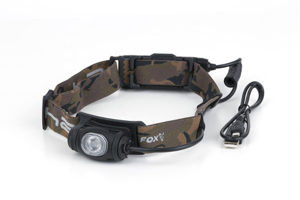 Lampe Frontale LED Fox Outdoor Angle Orientable, Olive, Avec Lentilles Supplémentaires