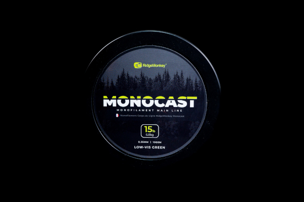 RidgeMonkey MonoCast Monofilament Main Line - 0,35mm 15lb/6,8kg 1000m
