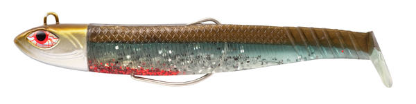 Cinnetic Crafty Candy Shad 17cm (125g) (2 stuks) - Bloody Minnow