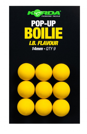 Korda Pop Up Boilie IB Yellow Imitatie Boilies 14mm