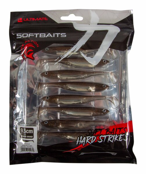 Ultimate Shiner Shad 9.5cm (8 pieces) - Real Minnow