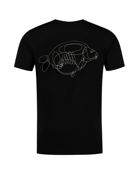Korda One Liner Tee Black T-Shirt
