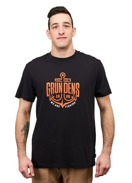 Grundéns Logo Anchor SS T-Shirt Black