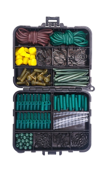 Fish4All Caja de Aparejos Terminales para Carpa (307 pzas.)