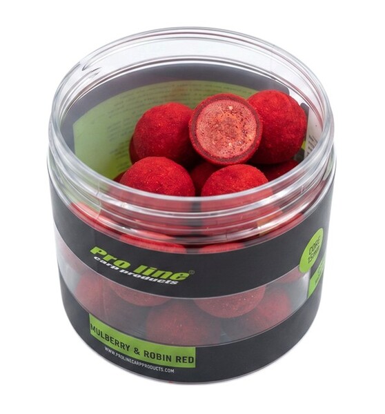 Pro Line Coated Hookbaits Core Mulberry & Robin Red 15mm (200ml)