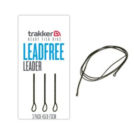 Trakker Bajo de Línea sin Plomo Paquete de 3 pzas. 45 lb (75 cm) 