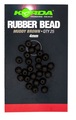 Korda 4mm Rubber Bead (25 pieces) - Weedy Green
