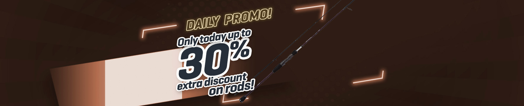 Topbanner: Tot 30% hengels