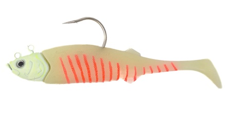Jig per la Pesca in Mare Fladen Conrad Deep Water 29cm (480g) Lumi Orange Tiger