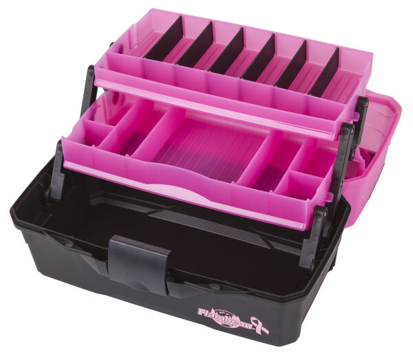 Flambeau Classic Fishing Tray - Classic 2-Tray Frost Series Pink