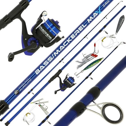 Angling Pursuits Bass Max Combo Bass / Mackerel Zeevis Hengelset 2.4m (56-113g)