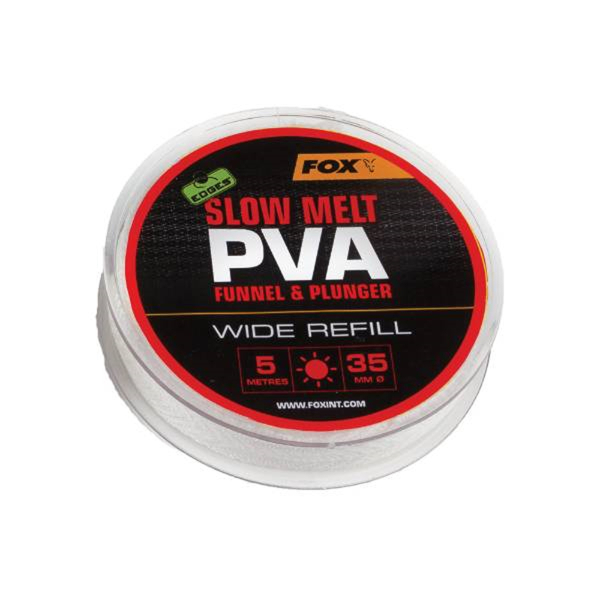 Fox Edges PVA Mesh System Refill - Fox Edges PVA Mesh System Refill Slow Melt 35mm Wide (5m)