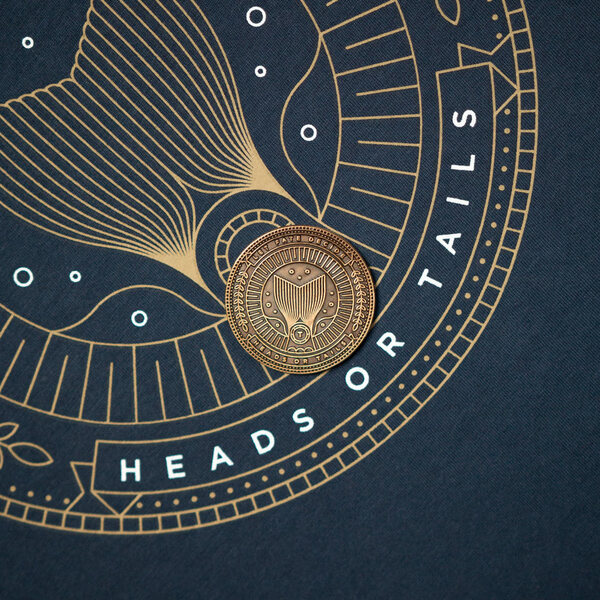 Kumu T-Shirt Heads Or Tails (Incl. Decision Maker Coin)